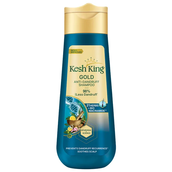 Kesh King Gold Anti-Dandruff Shampoo, 200 ml