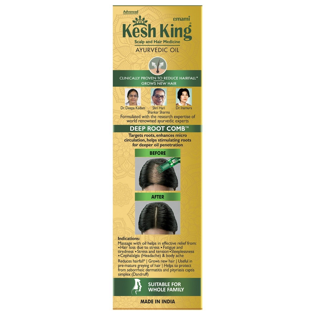 Kesh King Ayurvedic Hair Oil, 200 ml, Pack of 1 Kesh King Ayurvedic Hair Oil, 200 ml, Pack of 1