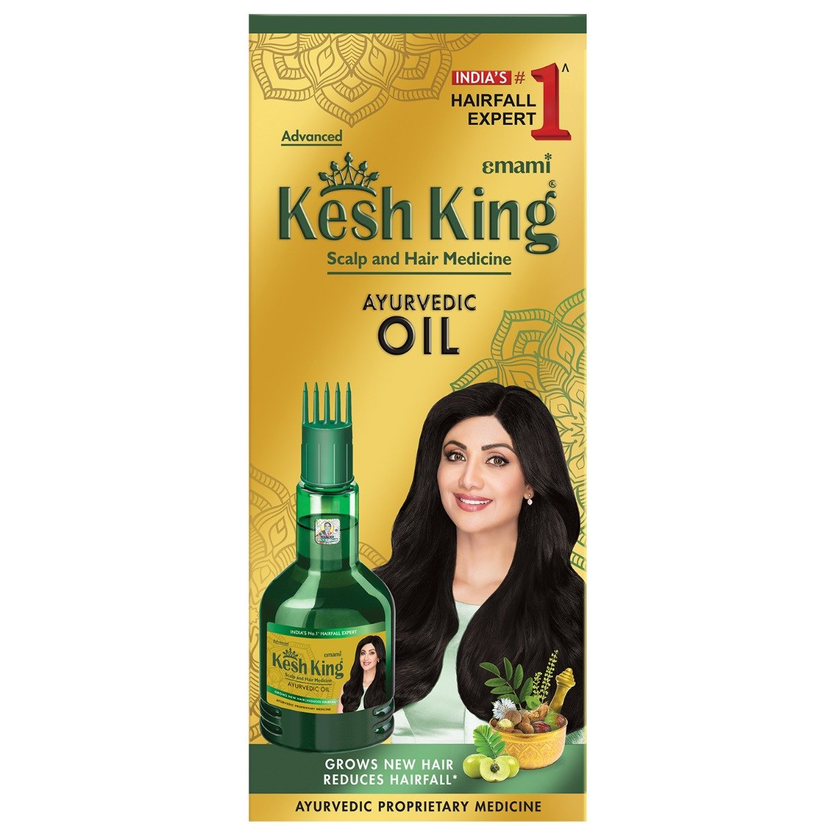 Kesh King Ayurvedic Hair Oil, 200 ml, Pack of 1 Kesh King Ayurvedic Hair Oil, 200 ml, Pack of 1