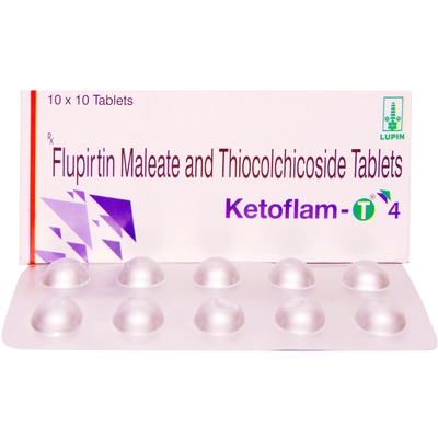 Ketoflam-T 4 Tablet 10's, Pack of 10 TABLETS