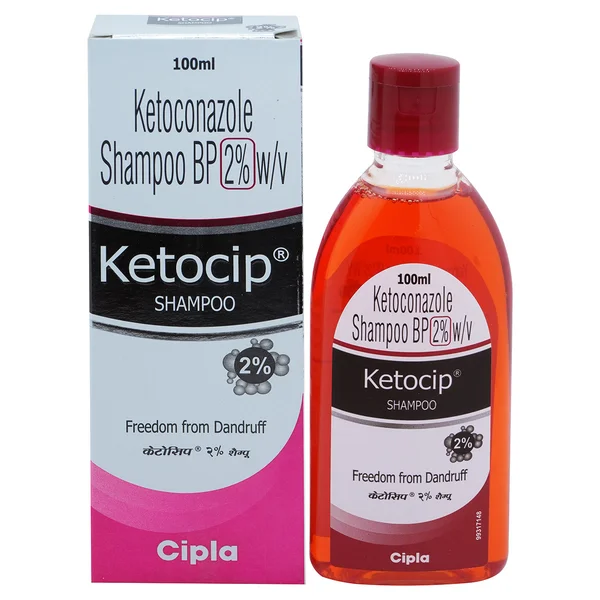 Ketocip 2% Shampoo 100 ml, Pack of 1 Shampoo
