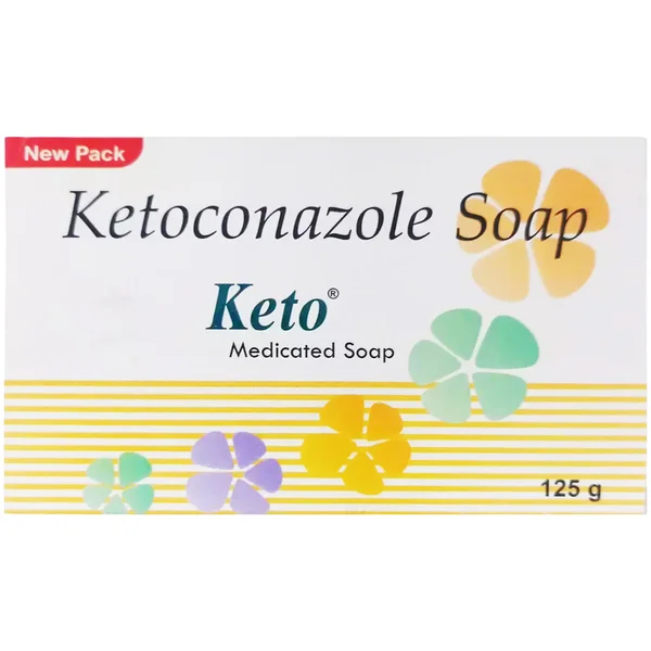 Keto Medicated Soap, 125 gm, Pack of 1