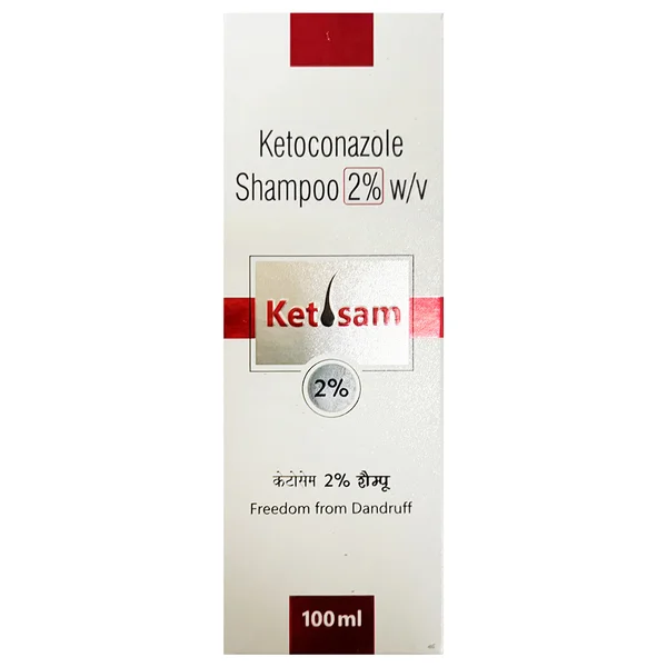 Ketosam 2% Ketoconazole Shampoo, 100 ml