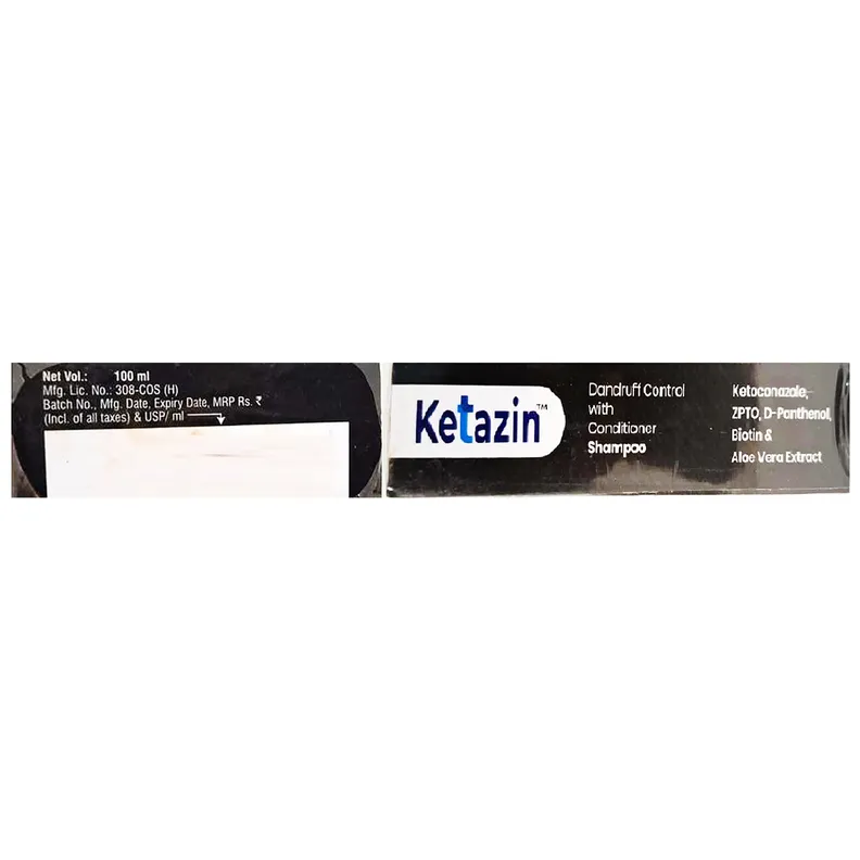 Buy Ketazin Dandruff Conditioner Shampoo, 100 ml | 19 Minutes Delivery ...