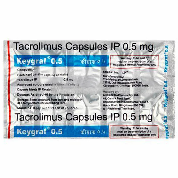 Keygraf 0.5 Capsule 10's, Pack of 10 CAPSULES