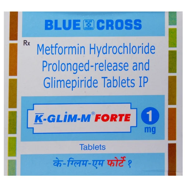 K-Glim-M Forte 1 Tablet 10's