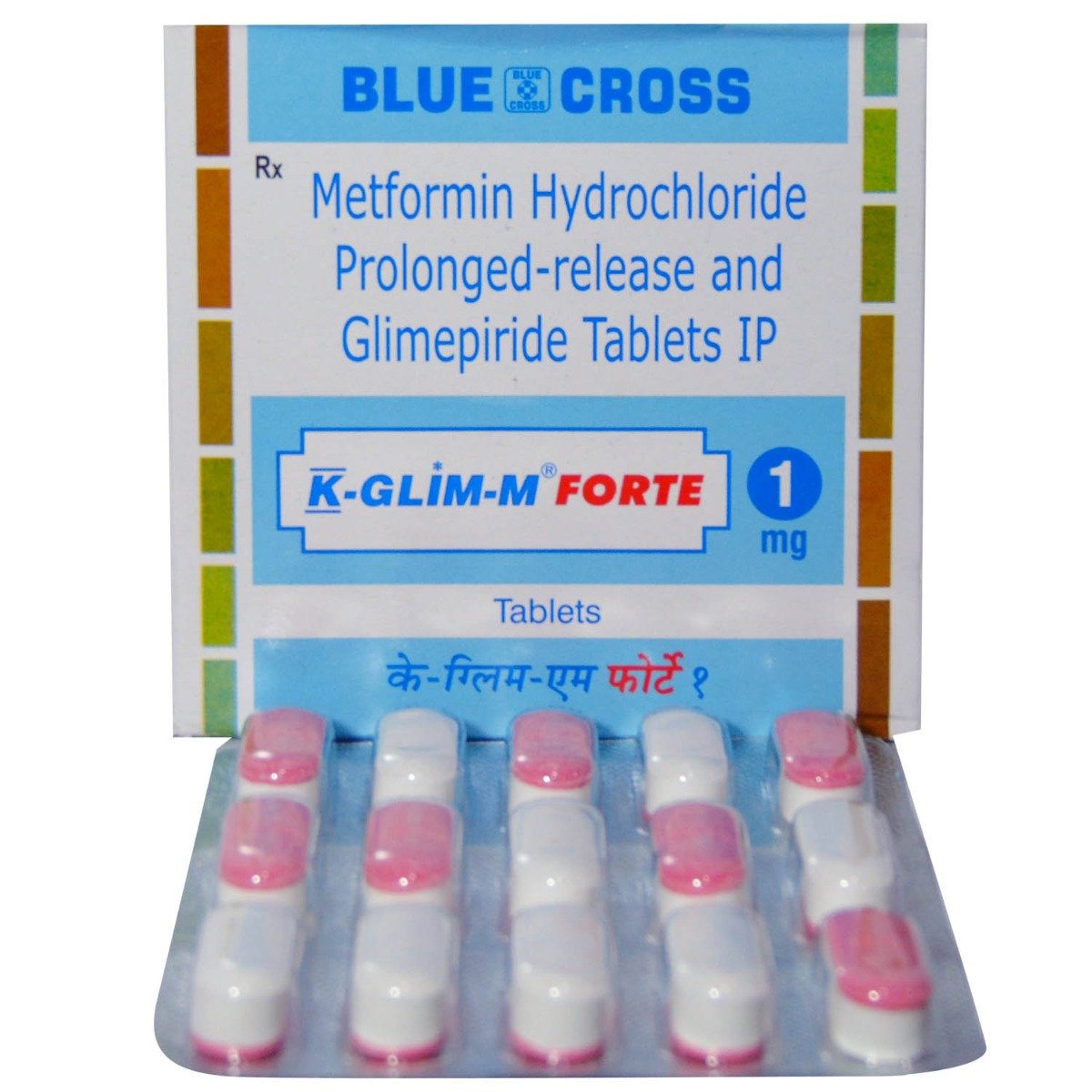K-Glim-M Forte 1 Tablet 10's, Pack of 10 TabletS K-Glim-M Forte 1 Tablet 10's, Pack of 10 TabletS