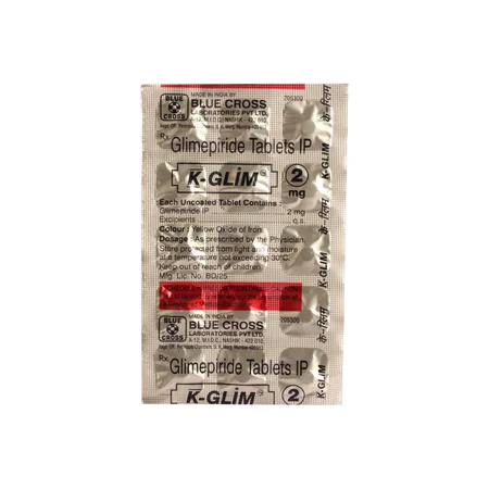 K Glim 2 mg Tablet 15's