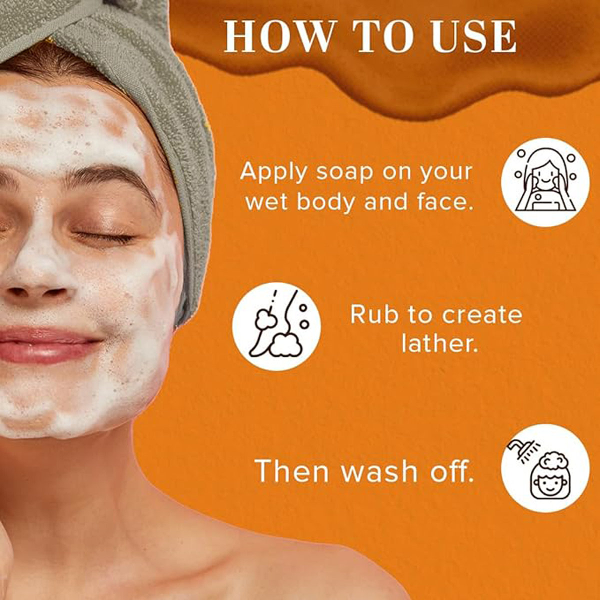 Khadi Orange Handmade Herbal Soap 125 gm | Enriched With Essential Oils | Exfoliates Sin | Reduces Acne & Dark Spots | Controls Excess Oil | For All Skin Type, Pack of 1 Khadi Orange Handmade Herbal Soap 125 gm | Enriched With Essential Oils | Exfoliates Sin | Reduces Acne & Dark Spots | Controls Excess Oil | For All Skin Type, Pack of 1