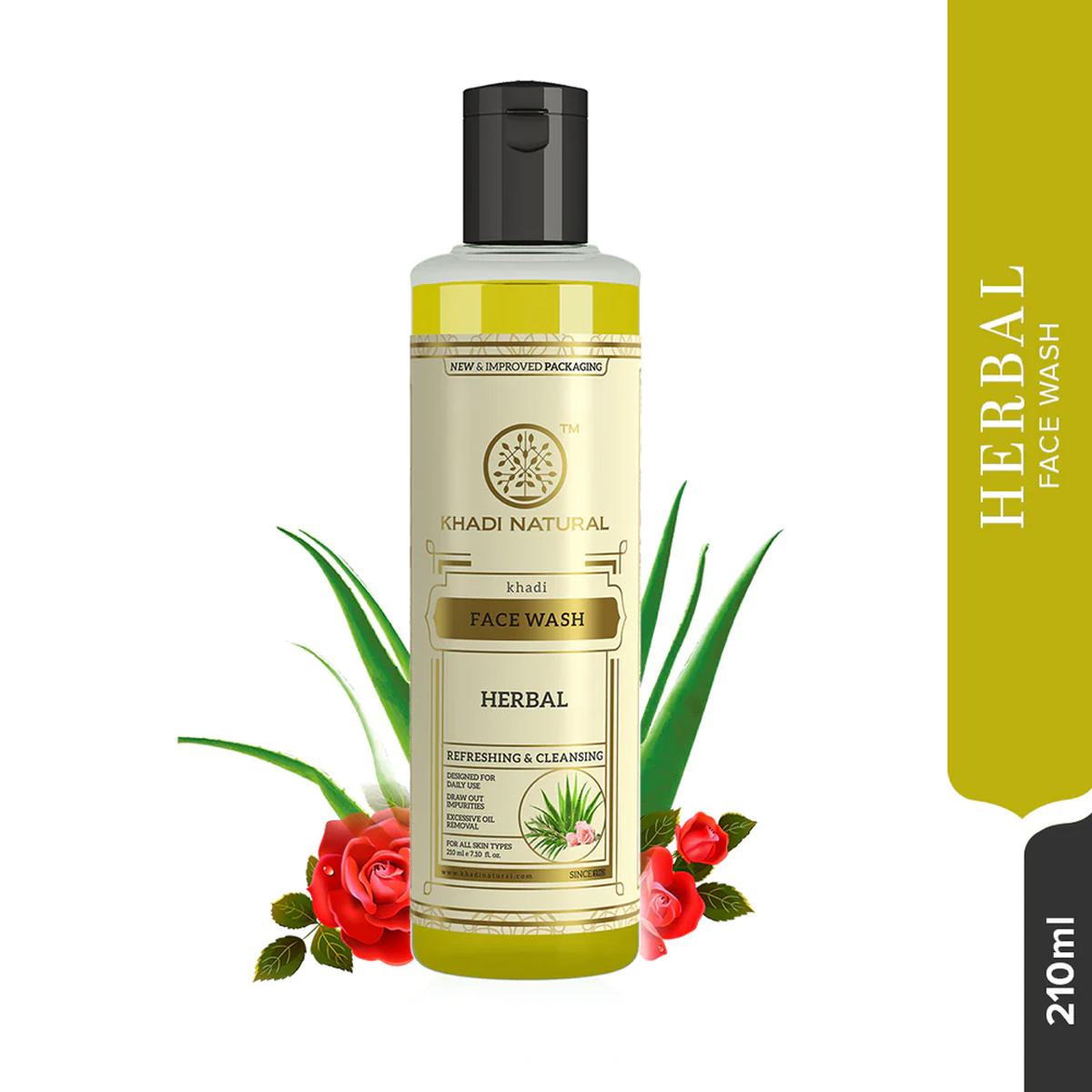 Khadi Herbal Face Wash, 210 ml, Pack of 1 Khadi Herbal Face Wash, 210 ml, Pack of 1