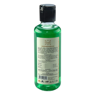 Khadi Shuddha Neem &amp; Aloe Vera Shampoo, 210 ml, Pack of 1