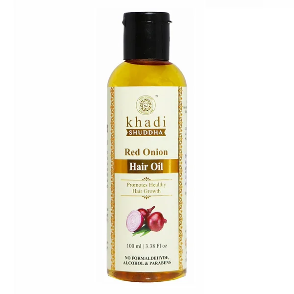 Khadi Shuddha Red Onion Hair Oil, 100 ml, Pack of 1