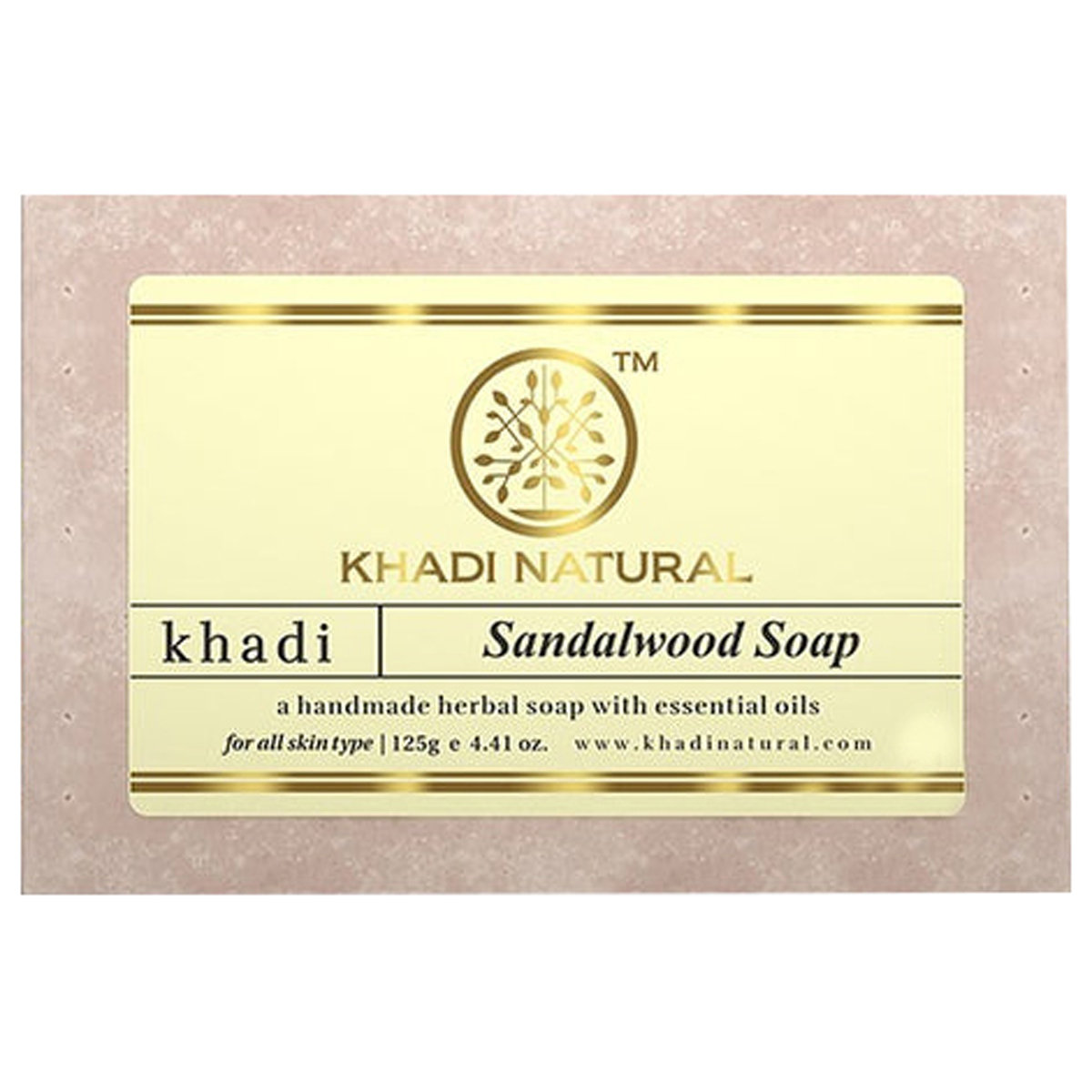 Khadi Natural Sandalwood Soap, 125 gm, Pack of 1 Khadi Natural Sandalwood Soap, 125 gm, Pack of 1