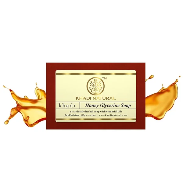 Khadi Natural Honey Glycerine Soap, 125 gm