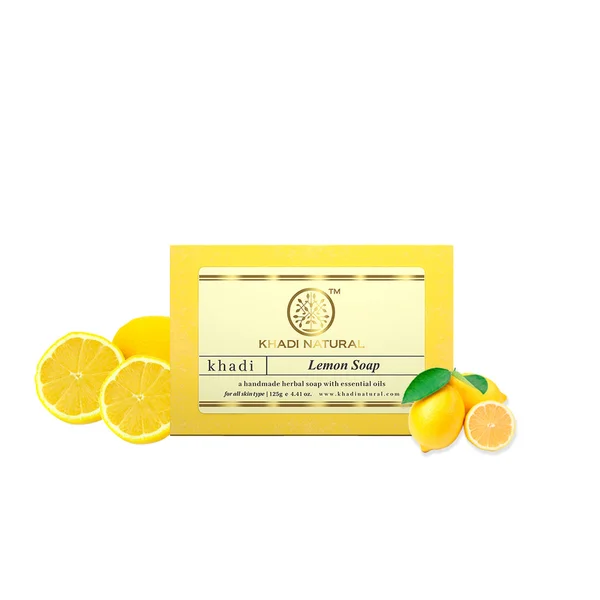 Khadi Natural Lemon Soap, 125 gm