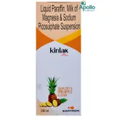 Kinlax Plus Sugar Free Pineapple Suspension 200 ml, Pack of 1 SUSPENSION