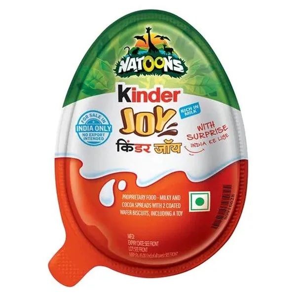 Kinder Joy Natoons Chocolate, 20 gm, Pack of 1