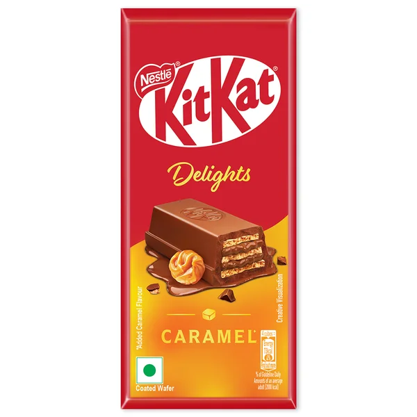 Nestle KitKat Deli gmhts Caramel Coated Wafer, 50 gm, Pack of 1