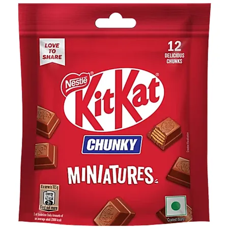 Kit Kat Chunky Miniatures 126 gm (12X10.5 gm)