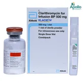 KLACID 500MG INJECTION, Pack of 1 INJECTION