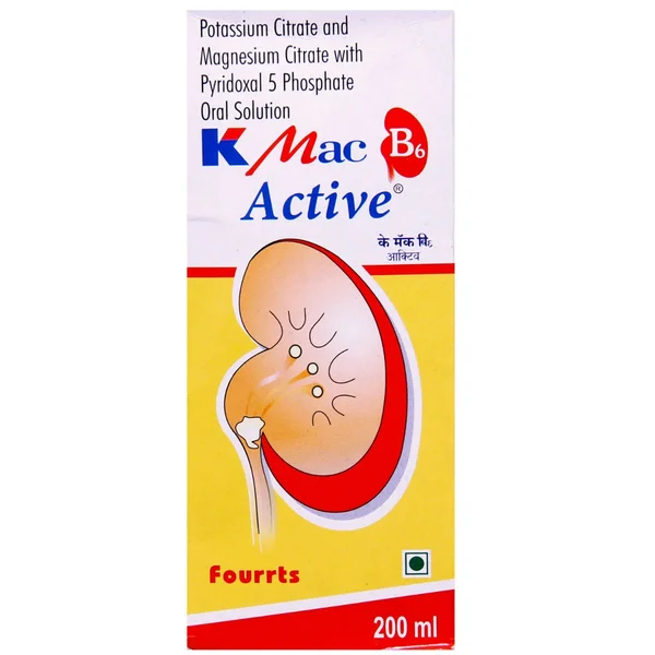 K Mac B6 Active Oral Solution 200 ml, Pack of 1 Solution