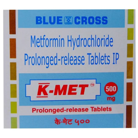 K-Met 500 mg Tablet 10's
