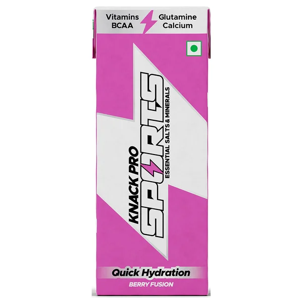Knack Pro Sports Berry Fushion Drink, 200 ml, Pack of 1