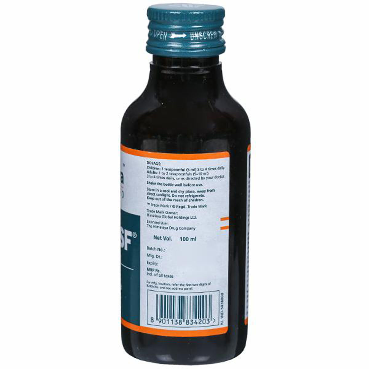 Himalaya KofletSF Linctus Syrup, 100 ml Price, Uses, Side Effects