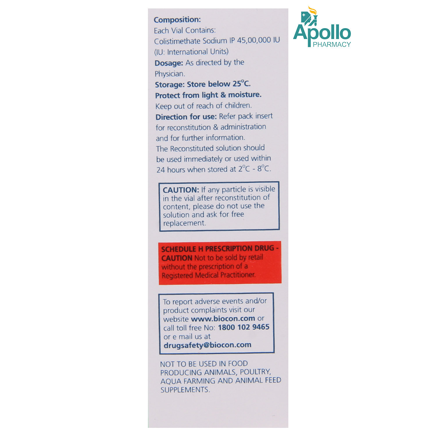 Koolistin 4.5miu Injection, Pack of 1 Injection Koolistin 4.5miu Injection, Pack of 1 Injection