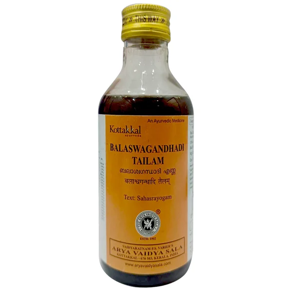 Kottakkal Ayurveda Balaswagandhadi Tailam, 200 ml