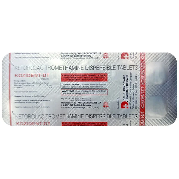 Kozident-DT Tablet 10's, Pack of 10