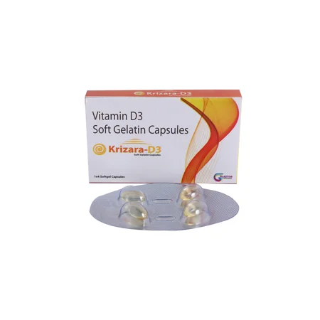 Krizara-D3 60 Softgel Capsule 4's