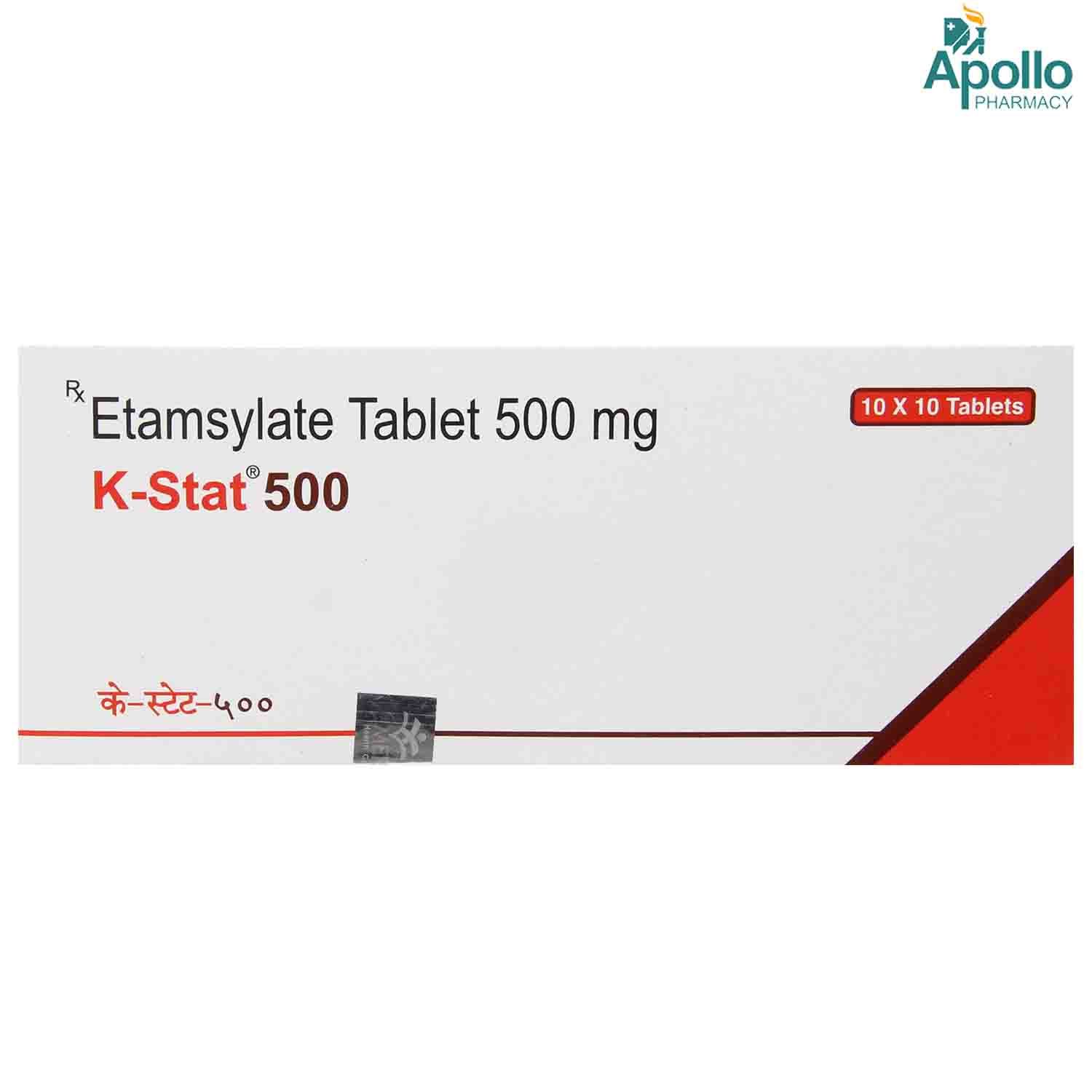 Buy K-Stat 500 Tablet 10's Online