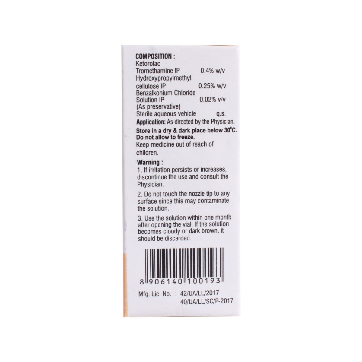 Buy Ktl Eye Drops 5 ml online | Uses, Side Effects, Price and ...