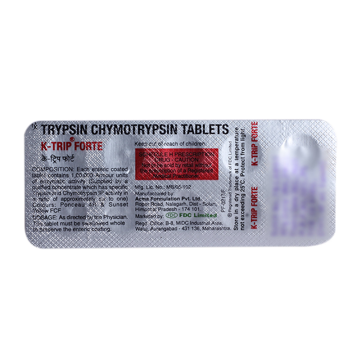 K-Trip Forte Tablet 10's, Pack of 10 TabletS K-Trip Forte Tablet 10's, Pack of 10 TabletS