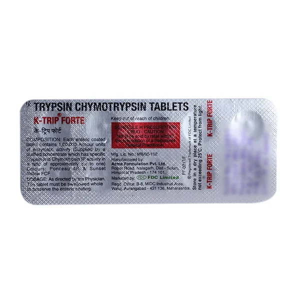 K-Trip Forte Tablet 10's, Pack of 10 TabletS