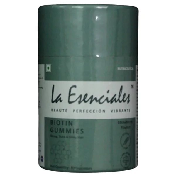La Esenciales Biotin Strawberry Flavour Gummies 30's
