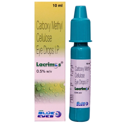 Lacrimos 0.5% Eye Drops 10 ml, Pack of 1 EYE DROPS