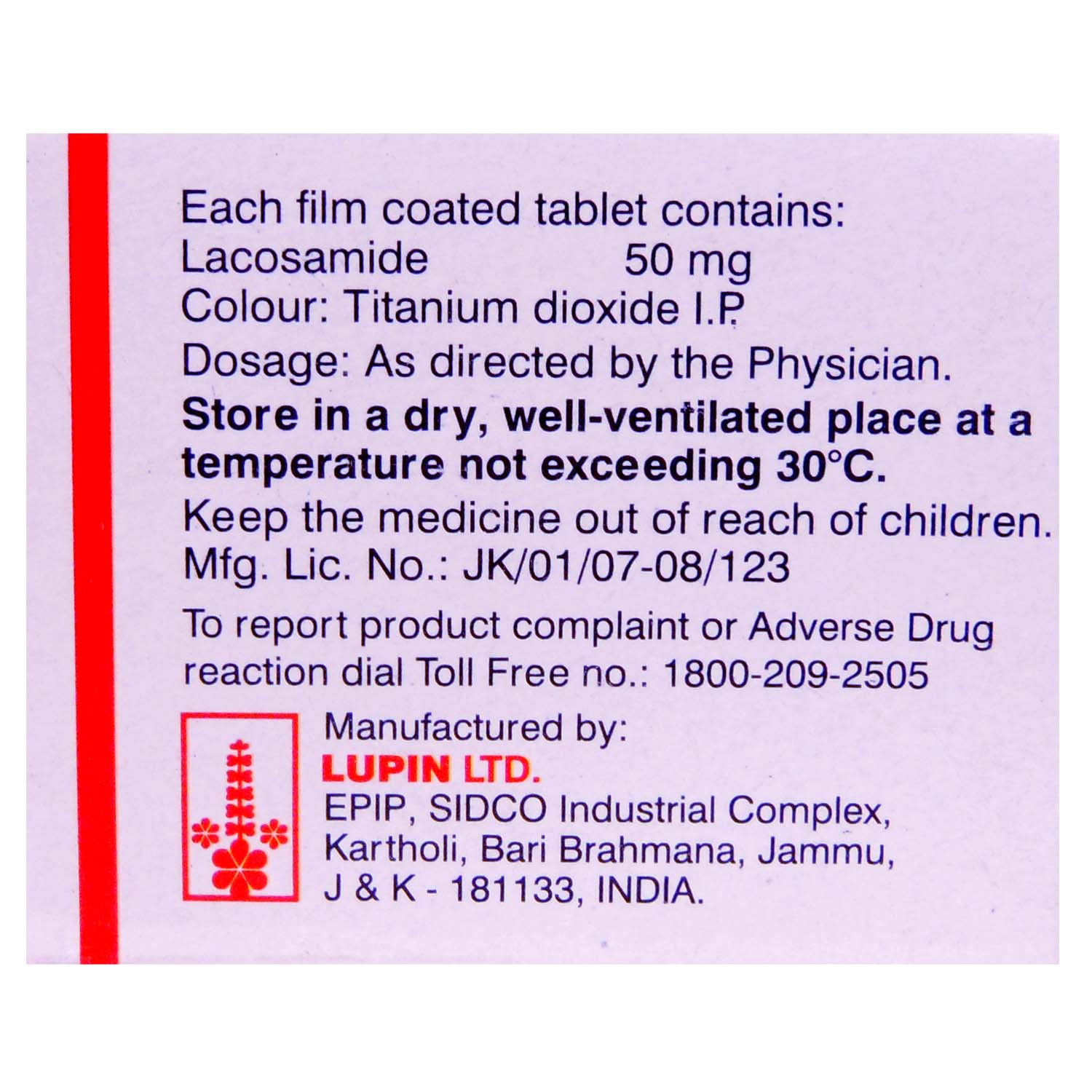 Laconext 50 Tablet 10's, Pack of 10 TABLETS Laconext 50 Tablet 10's, Pack of 10 TABLETS