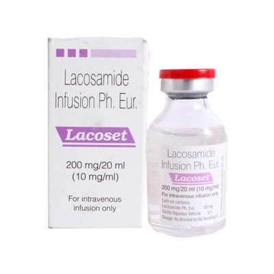 Lacoset 200 mg Injection 20 ml, Pack of 1 Injection