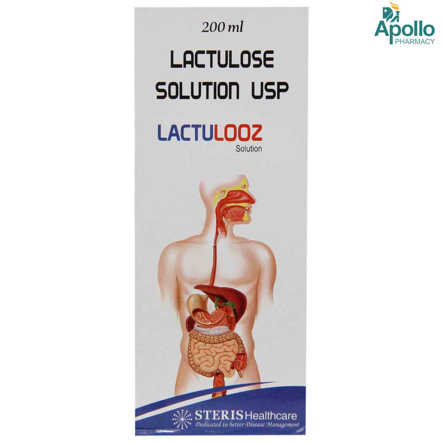 Lactulooz Solution 200 ml, Pack of 1 SOLUTION Lactulooz Solution 200 ml, Pack of 1 SOLUTION