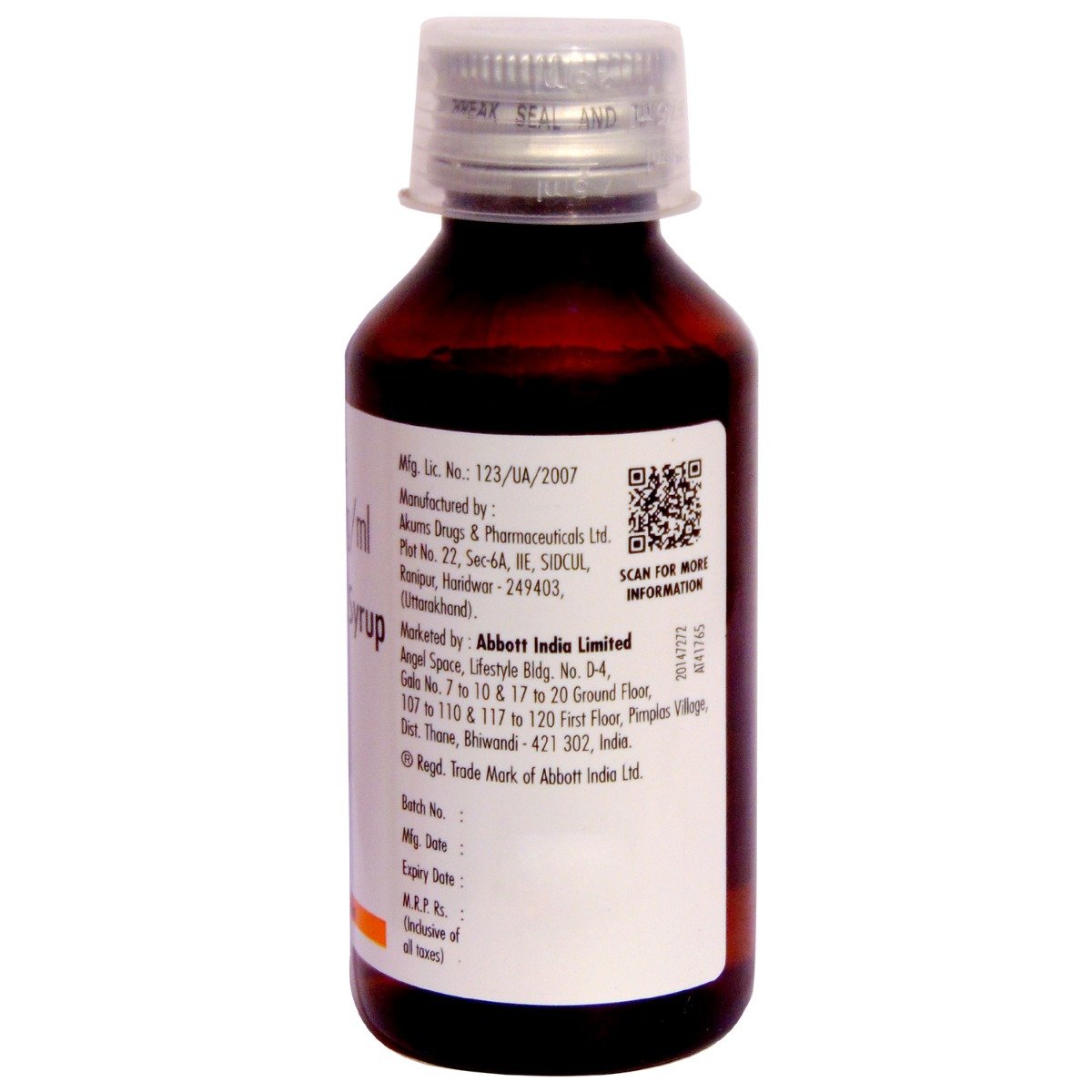 Lacoxa 15 mg Lychee Flavour Syrup 100 ml, Pack of 1 Syrup Lacoxa 15 mg Lychee Flavour Syrup 100 ml, Pack of 1 Syrup