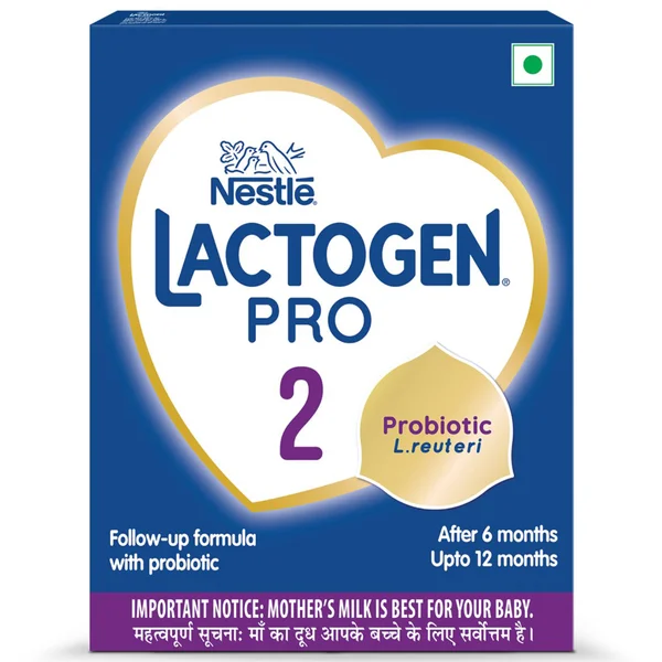 Lactogen Pro 2 Powder, Follow-Up Formula With Probiotic, After 6 Months Up To 12 Months, Bag-In-Box Pack, 400 gm