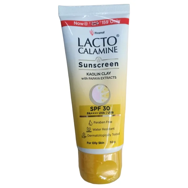 Lacto Calamine Kaolin Clay Sunscreen Lotion SPF 30 PA+++, 50 gm