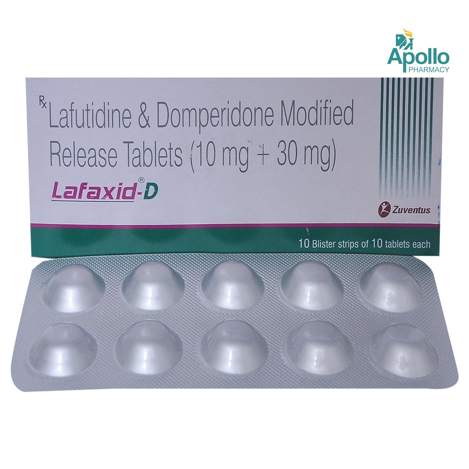 Lafaxid-D Tablet 10's, Pack of 10 TABLETS Lafaxid-D Tablet 10's, Pack of 10 TABLETS