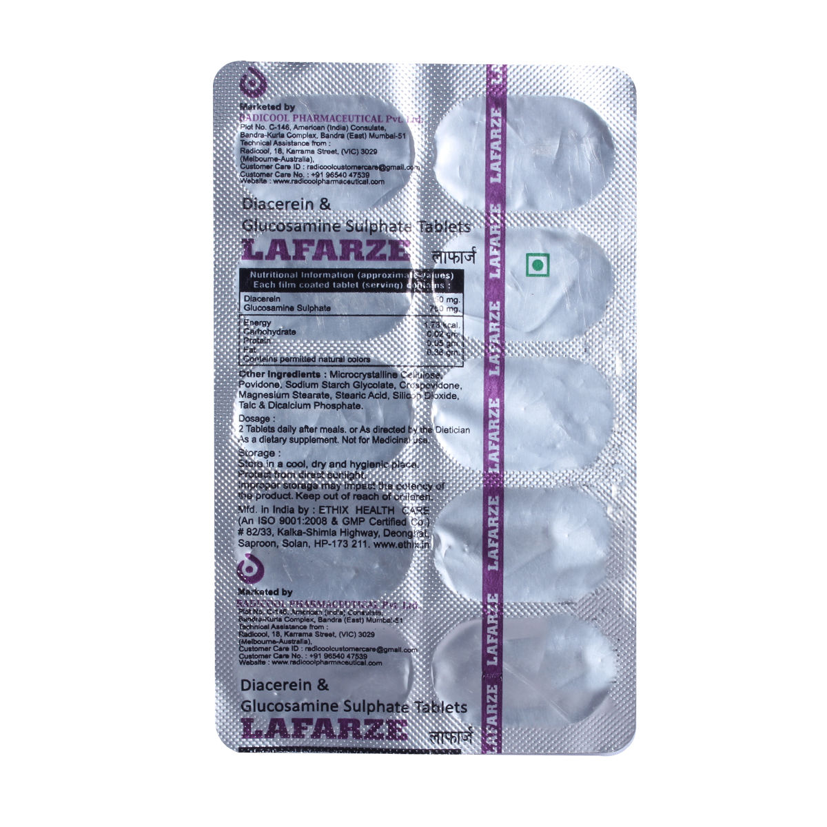 Buy Lafarze Tablet 10's Online