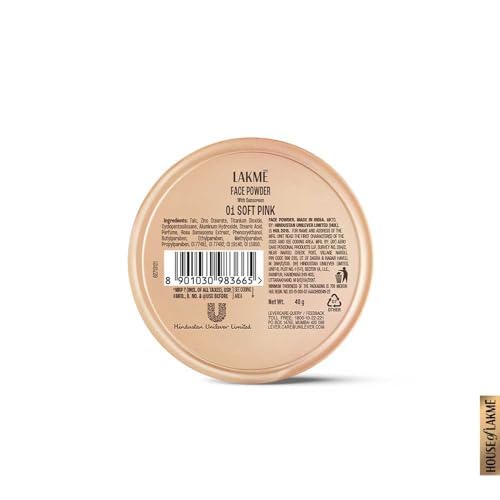 Lakme Soft Pink Powder, 40 gm, Pack of 1 Lakme Soft Pink Powder, 40 gm, Pack of 1