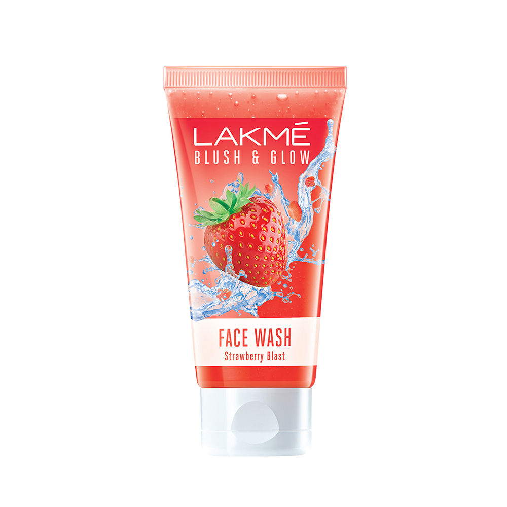 Lakme Blush & Glow Strawberry Blast Face Wash, 50 gm Price, Uses, Side