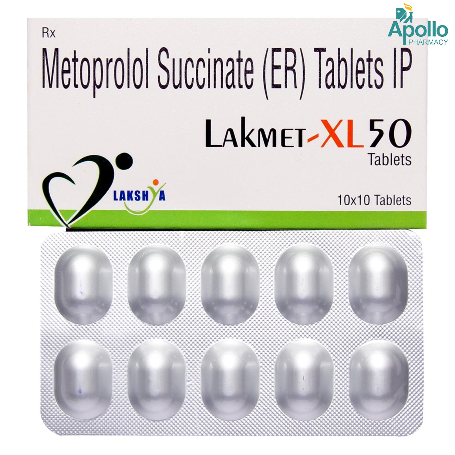 Lakmet XL 50 mg Tablet 10's, Pack of 10 TABLETS Lakmet XL 50 mg Tablet 10's, Pack of 10 TABLETS