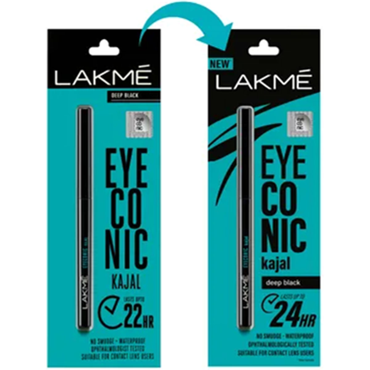 Lakme Eyeconic Deep Black Kajal, 0.35 gm, Pack of 1 Lakme Eyeconic Deep Black Kajal, 0.35 gm, Pack of 1